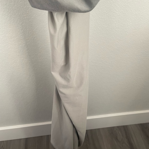 NWT Halston Heritage Strapless Metallic Silver Formal Ball Gown Dress Size 8 - Picture 15 of 15